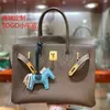 Sac fourre-tout 2024 platine haut de gamme togo veau en cuir en cuir en cuir en cuir féminin R8lk