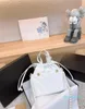 Designer-2023 Designer Bucket Bag Pearl Chains Cross Body Schoudertassen Lederen handtassen Women's Handtas