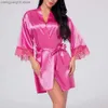 Vêtements de nuit pour femmes Ensembles de pyjama en dentelle Chemise de nuit Sexy Couleur unie Vêtements de nuit Lingerie Satin Robes Vêtements de nuit T230523