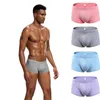 Caleçon tricoté coloré coton sous-vêtements pour hommes couleur unie taille basse Boxer confortable et respirant quatre saisons Shorts