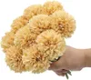 Decoratieve bloemen 10 stks kunstmatige nep bloemplanten zijden chrysanthemum ball hydrangea arrangementen bruiloft boeketten decor home keuken