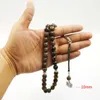 Bracelets Yeux verts naturels Agates pierre Tasbih musulman islamique misbaha cadeau pour Eid homme bracelet 33 66 99 perles de prière chapelet en pierre