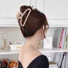 S3687 Fashion Jewelry Women's Plastic Dull Polish Hairpin Hair Clip Bobby Pin Lady Girls Leaves Shape Barrette Big Duckbill Hair Accessories