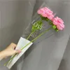 Flores decorativas tejidas a mano hilo de flores ganchillo en forma de corazón ramo tejido decoración de boda hecho a mano regalo de San Valentín para amantes