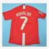 Top 2008 Manchester FINAL MOSKOU RONALDO Retro Jerseys Klassiek Vintage 08 09 SCHOLES VIDIC Voetbalshirt ROONEY Voetbalshirts Utd Maillot De jersey 8812ess