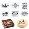 Altri articoli per feste per eventi 1Pc Ramadan Kareem Spray Stencil Torta di compleanno Stampo Strumenti per decorare Eid Mubarak Festival islamico musulmano Decorazioni fai da te 230522