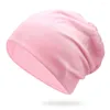 Radkappen Damen Herren Stylische Beanie-Mütze Dünne Hip-Hop Soft Stretch Slouchy Skull Cap