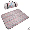 Carpets Outdoor Picnic Mat Persian Style Portable Waterproof Beach 200X150Cm Drop Delivery Home Garden Textiles Dhuz4