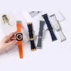 Pulseira de silicone líquido Bandas de faixa de kit de kit de kit de kit de líquido Bandas de relógio com adaptador de aço para Apple Watch Series 3 4 5 6 7 8 SE Ultra iwatch 42 44 45 49mm