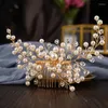 Haarspangen Brautkämme Ornamente Mode Hairwear Hochzeit Zubehör Kamm für Frauen Mädchen Kopfschmuck Kopfschmuck Dekoration