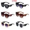 1 piece fashion sunglasses toswrdpar glasses sunglasses designer men's ladies brown case black metal frame dark 2788 sunglasses