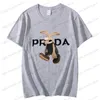 T-shirts pour hommes 2023 New Luxury Letter Rabbit For Men T-shirt d'été de haute qualité 100% coton imprimé Casual Top Shirt surdimensionné Livraison gratuite T230523