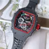 1873-pin 2022 Fashion Brand Automatic Watches Men's Waterproof Skeleton Wrist Watch With women men Leather strap