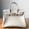 Tote Bag 2024 Fashion Platinum Layer Cow Cuir en cuir en cuir en cuir en cuir en cuir en cuir en cuir à une épaule