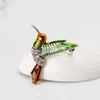 Pinos broches de esmalte feminino broche de broche de pássaro retrô de broche de pássaro de cor shummingbird jeashet jóias acessórios de joalhas de festa g220523