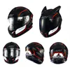 Motorcycle Helmets Motorbike Face Protectiont Double Visor Motocross Moto Safety Helm Modular FULL Helme