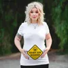 Zwangerschapstoppen T-plus size grappige zwangerschapst-shirt baby aan boord patroon afdrukken zwangere vrouw t-shirt tops zwangerschap korte mouw t-shirt kleding T230523