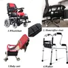 Storage Bags Wheelchair Side Pocket Portable Bagoffice Chair Mobile Equipment Bag Accessories For Most Walking Wheels