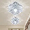 Takbelysning 5W modern lyx vardagsrum fyrkantiga kristall lampor lampor sovrum dekor inomhus korridorer belysning fixturer
