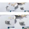 밴드 반지 New Creative Beautif Retro Animal 925 Sterling Sier Jewelry Personality Ethnic Style Elephant Group Opening R140 DHGARDEN DH79Q