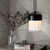 Pendellampor modern glas led lampa nordisk rum dekor ljus för matsal/sovrum lyxiga hängande taklampor