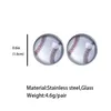 スタッドビンテージガラスイヤリングクリエイティブ野球フットボールバスケットボールボールファッションジュエリーアクセサリードロップ配信DH2FI