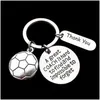 Keychains Bedanyards 25mm Pingente de keychain de aço inoxidável Um ótimo Key Chain Futebol Basquete Baseball Tecking Gradivação Creativ Dh2vu