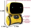 RC Robot Emo Smart Robots Dance Voice Command Sensor Singing Dancing Repeating Toy For Kids Boys and Girls Talking 230523