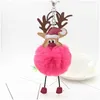 Keychains Bedanyards Christmas Presente Chavenizante Princhoqueiro Pingente de Pingente de Cartoon Elk Decoração de Chave de Chain Chain Party Ornamentos Delive Delive Dhqft