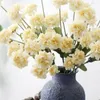 Fleurs décoratives artificielles pour noël maison décoration de mariage accessoires bricolage fête des mères cadeau faux plantes en plastique oeillet en soie