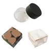 Concentrate jar packaging box Golden hot stamping cardboard box with glass wax jars live rosin resin