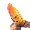 Party Masks Corn Monster FL Head Mask Scary ADT Realistic Laetx Halloween Fancy Dress Masquerad Cosplay Drop Delivery Home Far Garden F DH5QS