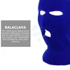 Bandanas Warm Balaclava 3 Holes Beanie Kids Ski Mask Cycling Knit Full Face Winter Sciarpa Cappelli da equitazione