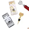 Party Favor Zinc Alloy Wine Stopper Bar Tool Champagne Tätning Gäst Drop Delivery Home Garden Festly Supplies Event DHCW8