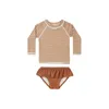 Kledingsets Summer Swimsuit Girls Sling Beach lange mouw zonnebrandcrème 230522