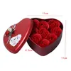 Party Favor Valentines Day Gift 9 Rose Soap Flowers Scented Bath Body Petal Foam Artificial Flower Diy Home Decoration Drop Delivery Dh8Rk