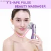 Full Body Massager Micro-current Vibration Massager 4D Roller Facial Massager Y Shape Rotating V Face Lifting Face Massage Skin Tighten Machine L230523