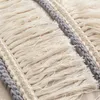 Подушка северная кисточка бежевая крышка хлопка льняной льняной серой вышиваем