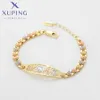 Bracelets Xuping Jewelry Fashion Elephant Multicolor Plated Hand Bracelets for Women Party Gifts 75468