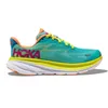 Hoka Hokas One One Clifton 9 Running Shoes Top Quality Bondi 8 Free People Movement Flowers Multicolor Pink Blue Sneakers Womens Black White Grey Sports Trainer Flower