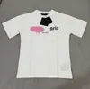 2023 Menswomen'sT Shirts Tシャツパームパームパームパームズパーマンゲルシティデザイナーアルファベット限定インクジェットグラフィティレター印刷男性用ヨット短袖Tシャツnrrh