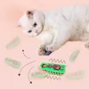 Jouets 1 pc Chat Nouveau Drôle Interactif Coloré Robotique Insecte Chat Jouets Électronique Souris Ver Jouer Avec Chat Fournitures Pour Animaux Bonnes Choses G230520