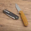 CR6920 Flipper Zakmes 8Cr13Mov Satijn Drop Point Blade G10/Roestvrij Staalplaat Handvat Kogellager Snelle Open EDC Pocket map Messen met Doos