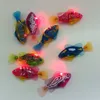 Giocattoli LED Cat Glow Electric Fish Cat Toy Training Entertainment Swimming Robot Fish Kid Bath Fish Toy Pet Supplies G230520