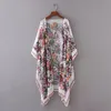 Women's Blouses & Shirts Kimono Cardigan Casual Womens Tops And Floral Summer Long V-neck Lace Embroidery Denim Cowboy