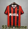 KAKA 90 91 Retro SOCCER JERSEYS home shirts 96 97 Gullit 02 03 04 Maldini Van Basten football RONALDO Inzaghi AC 06 07 09 10 SHEVCHENKO MILAN