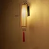 Wall Lamps Modern Chinese Style Wood Lamp Indoor Home Decor Aisle Stair Dining Living Room El Kitchen Sconce Lights