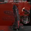 factory outlet Sex toys simulati adatti alla felicità femminile grande silicone con ventose Monster Fantasy Dragon enorme dildo nero