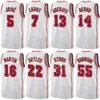 Printed Basketball Finals Kyle Lowry Jersey 7 Tyler Herro 14 Duncan Robinson 55 Victor Oladipo 4 Haywood Highsmith 24 Robinson 25 Association Statement Man Youth