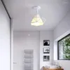 Deckenleuchten Nordic Diamond Iron Light Einfache Lampe für Wohnzimmer Schlafzimmer Küche Gang Balkon Eingang E27 LED 9W